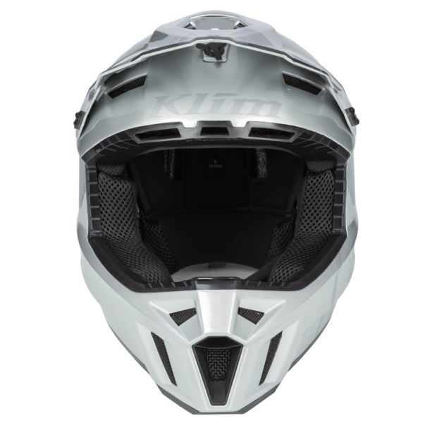 Casque cross Klim F3 Carbon pro Tilt - Gris Asphalt Monument
