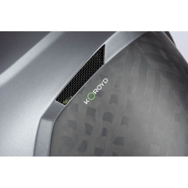 Casque cross Klim F3 Carbon pro Tilt - Gris Asphalt Monument