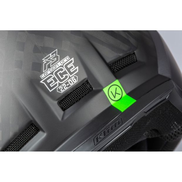 Casque cross Klim F3 Carbon pro Tilt - Gris Asphalt Monument