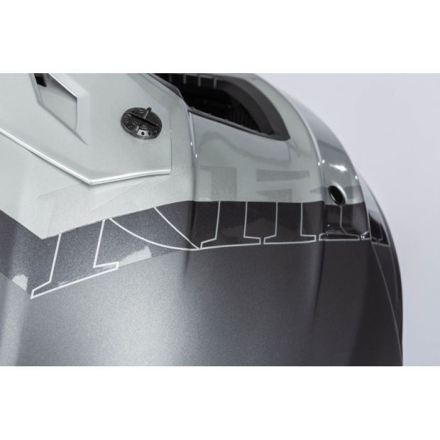 Casque cross Klim F3 Carbon pro Tilt - Gris Asphalt Monument