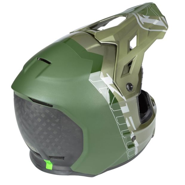 Casque cross Klim F3 Carbon pro Tilt - Vert