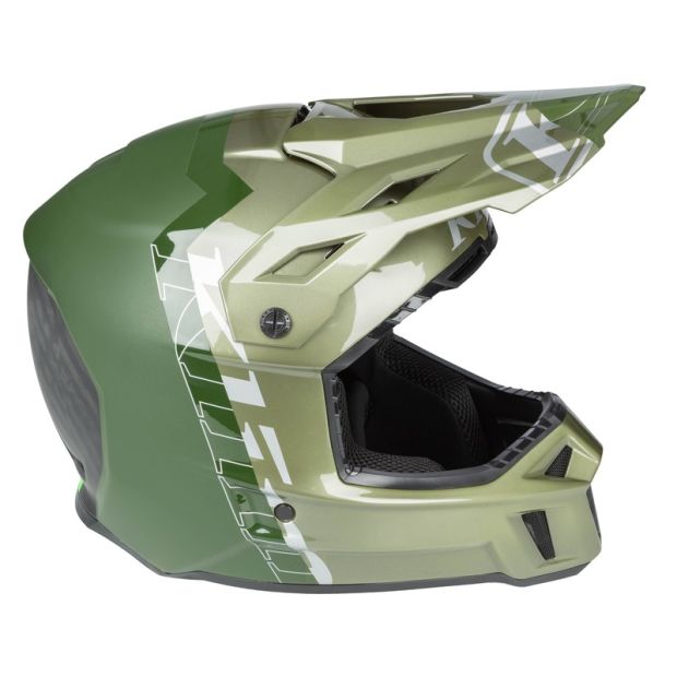 Casque cross Klim F3 Carbon pro Tilt - Vert