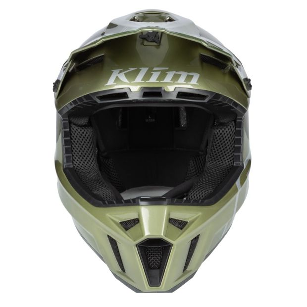 Casque cross Klim F3 Carbon pro Tilt - Vert