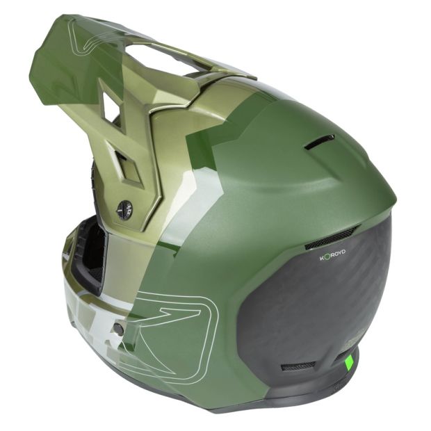 Casque cross Klim F3 Carbon pro Tilt - Vert