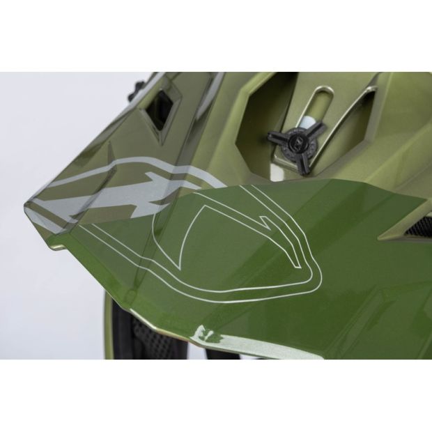 Casque cross Klim F3 Carbon pro Tilt - Vert