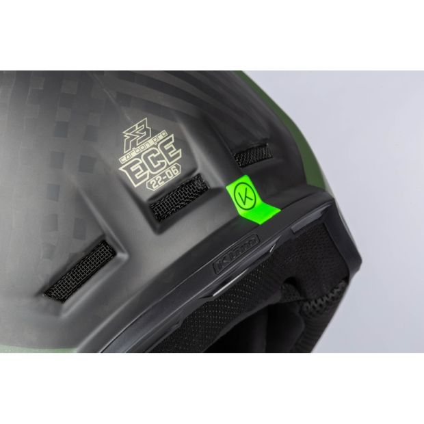 Casque cross Klim F3 Carbon pro Tilt - Vert