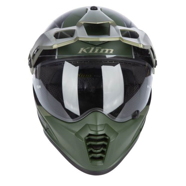 Casque KLIM Krios Pro Echo - Noir Mat Rifle Vert