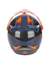 Casque KLIM Krios Pro Echo - Noir Striking Orange Bleu petrol