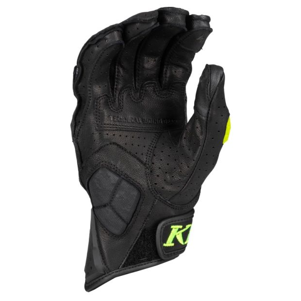 Gants moto Klim Badlands Aero Pro - Noir Jaune Fluo