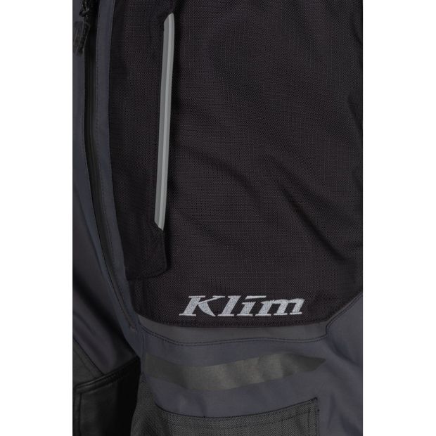 Pantalon moto adventure jambes courtes Klim Carlsbad - Stealth Noir