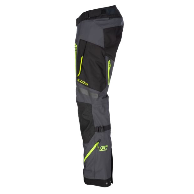 Pantalon moto adventure Klim Badlands Pro - Gris Asphalt Hi-Vis