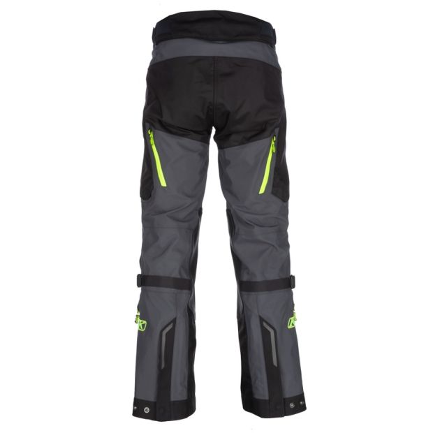 Pantalon moto adventure Klim Badlands Pro - Gris Asphalt Hi-Vis