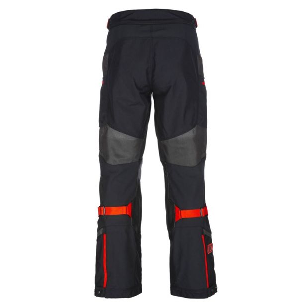 Pantalon moto adventure Klim Baja S4 - Noir Fiery Rouge