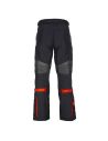 Pantalon moto adventure Klim Baja S4 - Noir Fiery Rouge