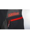 Pantalon moto adventure Klim Baja S4 - Noir Fiery Rouge
