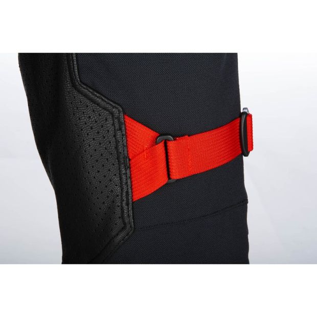Pantalon moto adventure Klim Baja S4 - Noir Fiery Rouge
