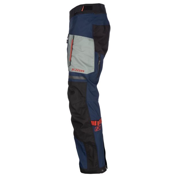 Pantalon moto adventure Klim Carlsbad - Bleu Rouge oxide