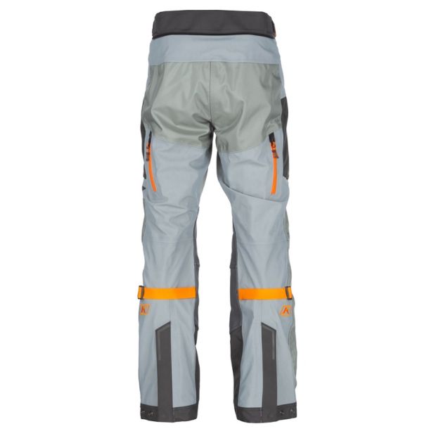 Pantalon moto adventure Klim Carlsbad - Gris Asphalt Orange