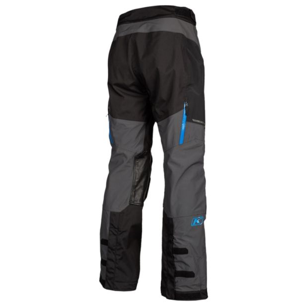 Pantalon moto jambes longues Klim Traverse - Noir Bleu Kinetik