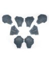Protections de hanches (lot de 2) Klim Rogue EXP - Standard impact bleu