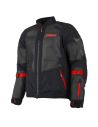 Veste moto adventure Baja S4 - Noir Fiery Rouge