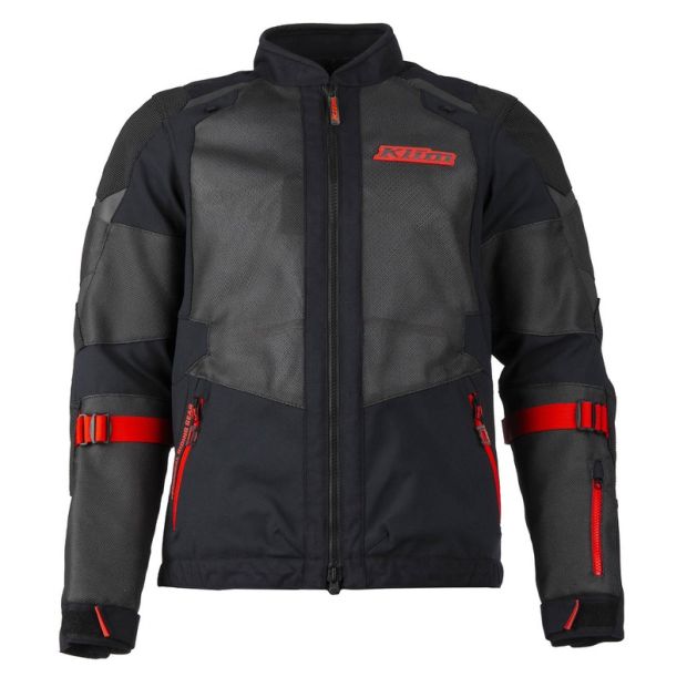 Veste moto adventure Baja S4 - Noir Fiery Rouge