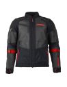 Veste moto adventure Baja S4 - Noir Fiery Rouge