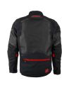 Veste moto adventure Baja S4 - Noir Fiery Rouge