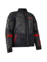 Veste moto adventure Baja S4 - Noir Fiery Rouge
