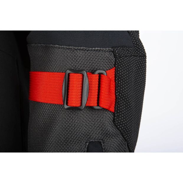 Veste moto adventure Baja S4 - Noir Fiery Rouge
