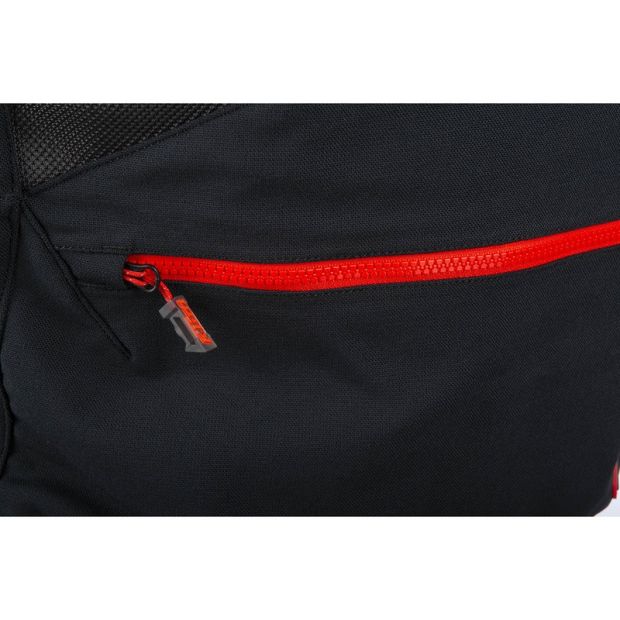 Veste moto adventure Baja S4 - Noir Fiery Rouge