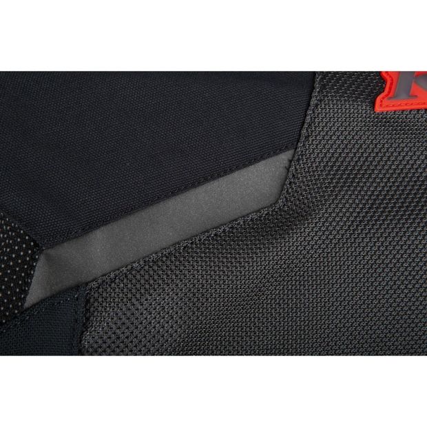 Veste moto adventure Baja S4 - Noir Fiery Rouge