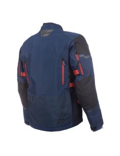 Veste moto adventure Klim Badlands Pro - Bleu Rouge oxide 2