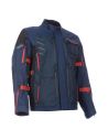 Veste moto adventure Klim Badlands Pro - Bleu Rouge oxide