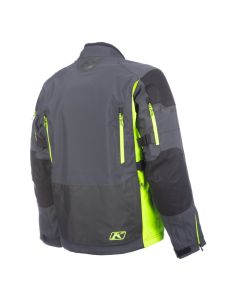 Veste moto adventure Klim Badlands Pro - Gris Asphalt Hi-vis 2