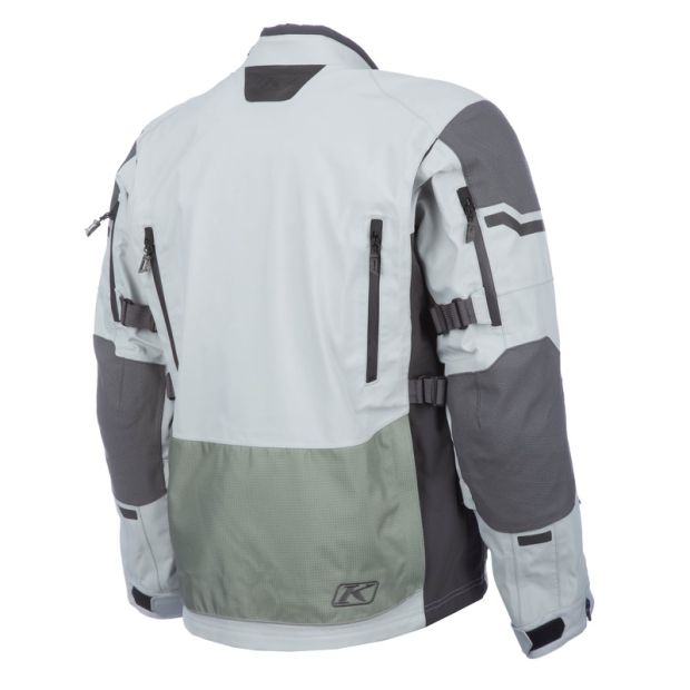 Veste moto adventure Klim Badlands Pro - Gris Monument High Rise