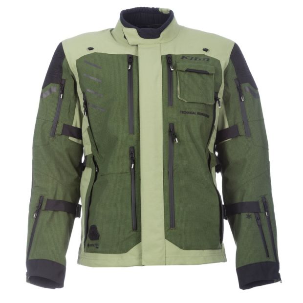 Veste moto adventure Klim Badlands Pro A3 - Rifle Vert
