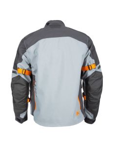 Veste moto adventure Klim Carlsbad - Gris Asphalt Orange 2