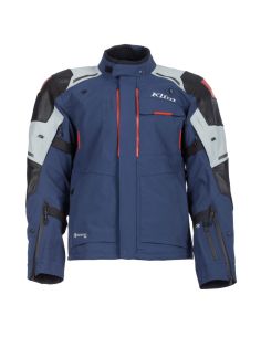 Veste moto touring Klim Kodiak - Bleu Rouge oxide