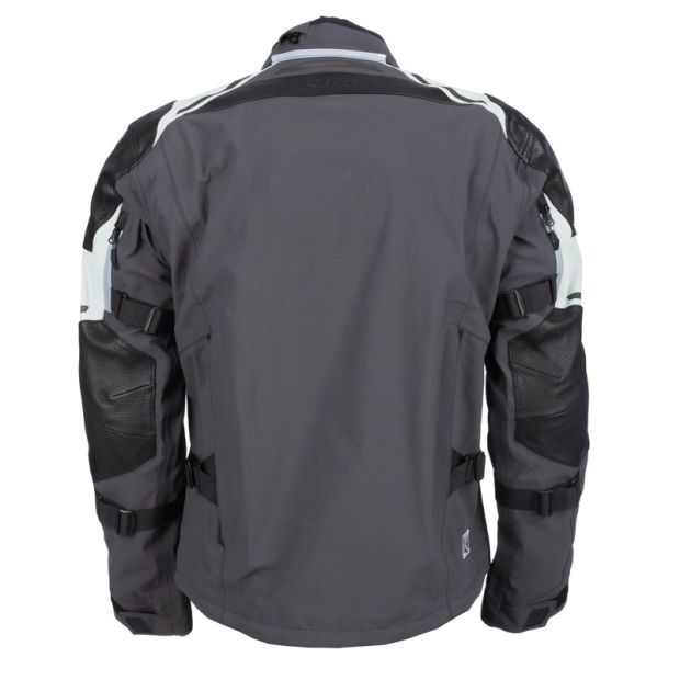 Veste moto touring Klim Kodiak - Gris Asphalt High Rise