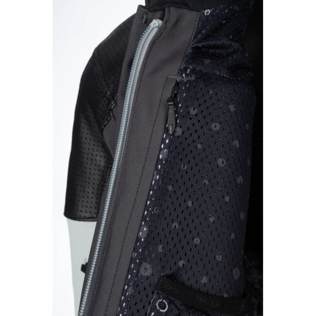 Veste moto touring Klim Kodiak - Gris Asphalt High Rise