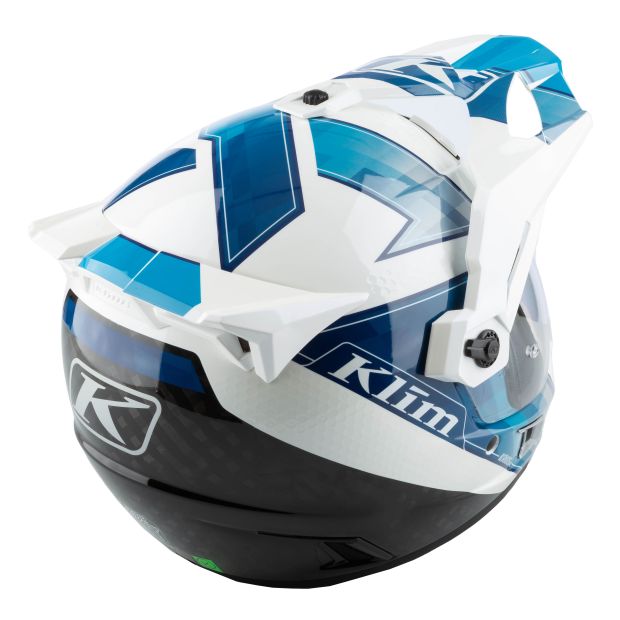 Casque KLIM Krios Pro Spectrum - Blanc Bleu