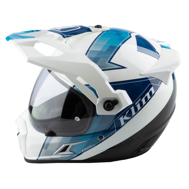 Casque KLIM Krios Pro Spectrum - Blanc Bleu