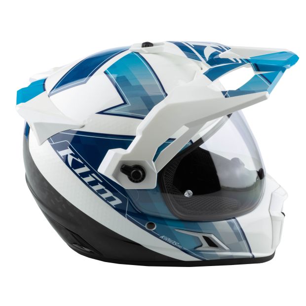 Casque KLIM Krios Pro Spectrum - Blanc Bleu