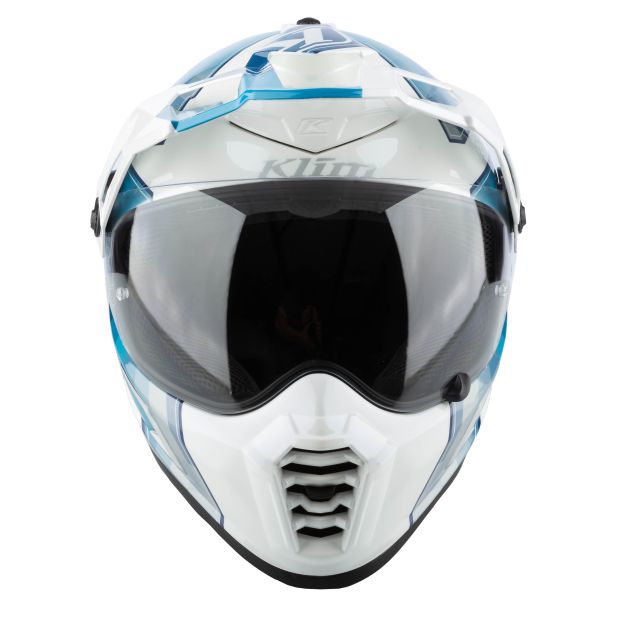 Casque KLIM Krios Pro Spectrum - Blanc Bleu
