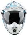 Casque KLIM Krios Pro Spectrum - Blanc Bleu