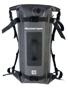 Sac de selle étanche BAGSTER Drybag 15L 15 L - Gris Noir
