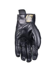 Gants moto vintage Five Texas Evo - Noir Or 2