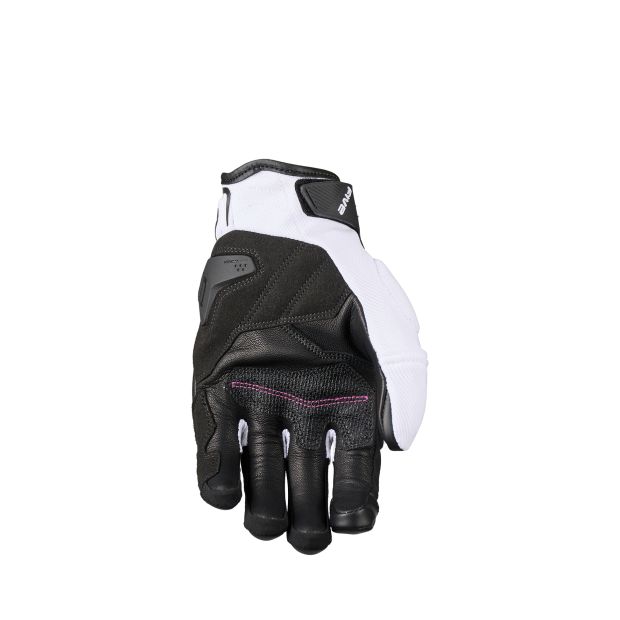 Gants moto femme route Five RS2 Evo 2 Woman - Noir Blanc Rose