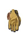 Gants moto femme vintage Five Scrambler Woman - Kaki Beige